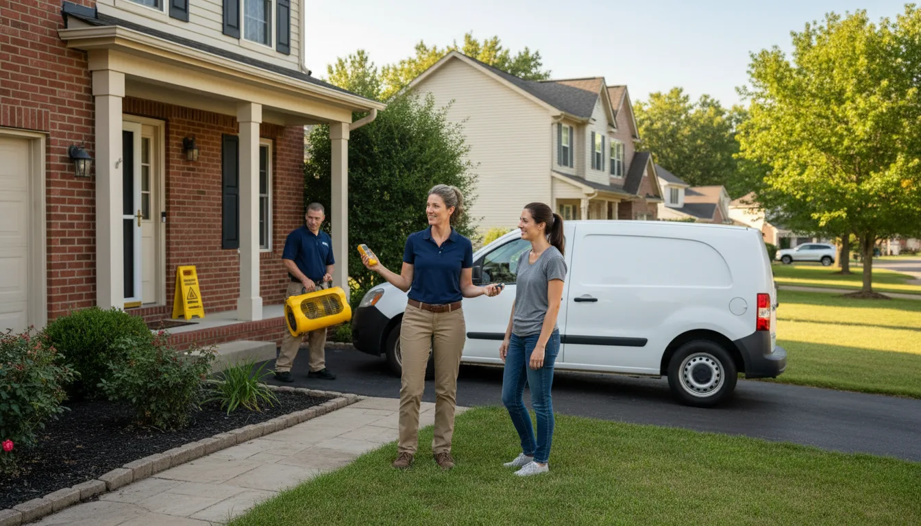 Water restoration image for Emergency Water Removal Services in Fredonia, KS